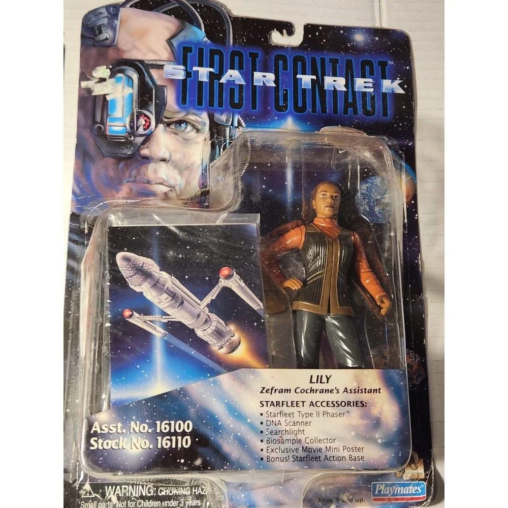 Vintage Star Trek Playmates Action Figures Lot of 3 Sealed 1994–1996